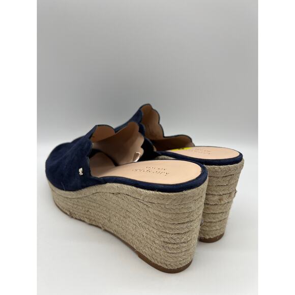 Kate Spade Toby Wedges Women's Espadrille Blue Sandal Size 9📦 - Picture 9 of 12